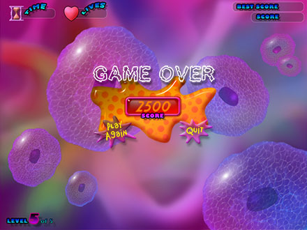 Screenshot from the video game Microbe Munchers