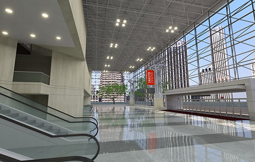 Javits Center - North Concourse looking North